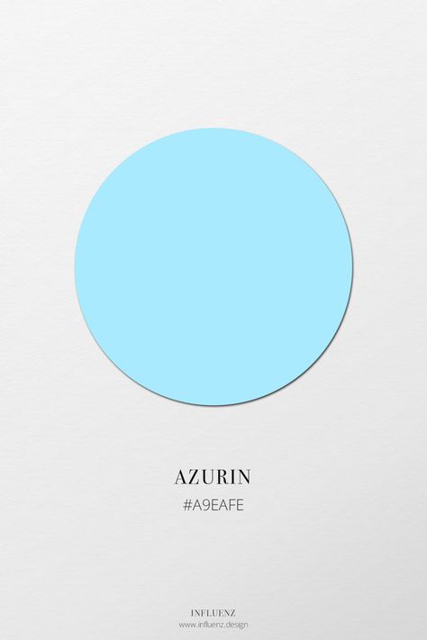 Bleu azurin • Découvrez le nuancier bleu d'Influenz: une palette de couleurs des différentes tonalités du champ chromatique bleu. #influenz #couleur #bleu Blue Color Pallet, Pantone Colour Palettes, Color Lab, Blue Anime, Color Meanings, Brand Color Palette, Creative Background, Hex Colors, Color Inspo