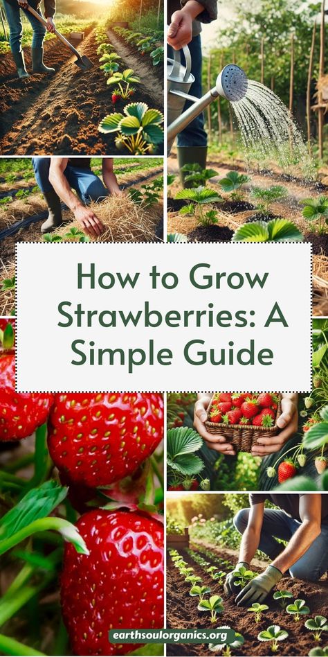 Start your strawberry garden with this simple guide for beginners! Learn how to plant, mulch, and maintain your strawberry plants for the best yield. Discover tips on protecting your berries from birds and pests so you can savor every sweet bite of your homegrown strawberries! #BerrySeason #EasyGardening #HomegrownDelights Strawberry Plant Cover, Strawberry Plants Ideas, Strawberry Farming, When To Plant Strawberries, Strawberry Seedlings, Strawberry Harvest, How To Grow Strawberries, Types Of Strawberries, Strawberry Bush