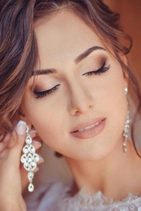 Maquillage Amazing Wedding Makeup, Beautiful Wedding Makeup, Gorgeous Wedding Makeup, Blonde Hair Makeup, Alat Makeup, Wedding Makeup For Brown Eyes, Best Wedding Makeup, Wedding Makeup Tips, Makeup Tip