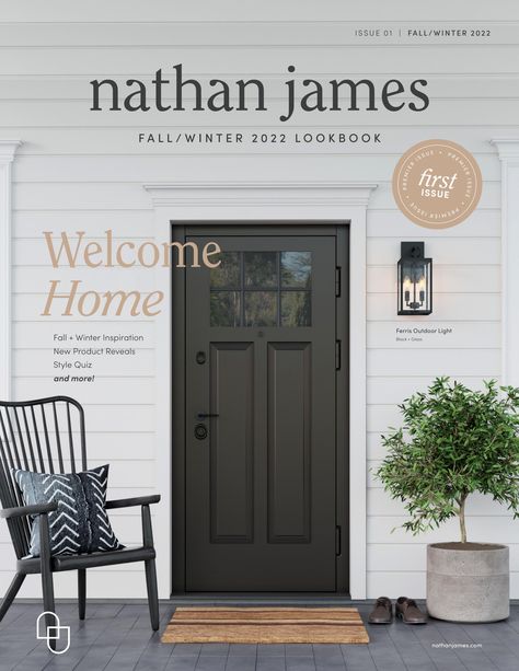 Nathan James Fall/Winter 2022 Lookbook Winter Interior Design, Nathan James, Bookcase Lighting, Button Tufted Headboard, Walnut Side Tables, White Side Tables, Tufted Headboard, Furniture Makeovers, Winter 2022