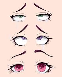 Anime Eyes Drawing Female, Eyes Rolled Back Anime, Loving Eyes Drawing, Anime Eyes Looking Up, How To Draw Seductive Eyes, Female Anime Eyes Reference, In Love Face Expression, Sharp Anime Eyes, Seductive Face Drawing