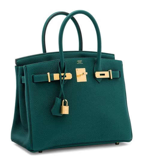 Hermes Birkin 30 Gold Togo, Green Birkin Bag, Hermes Malachite, Hermes Birkin Colours, Hermes Birkin Green, Hermes Bags Birkin, Birkin Purse, Hermes Birkin Malachite, Hermes Birkin Bag