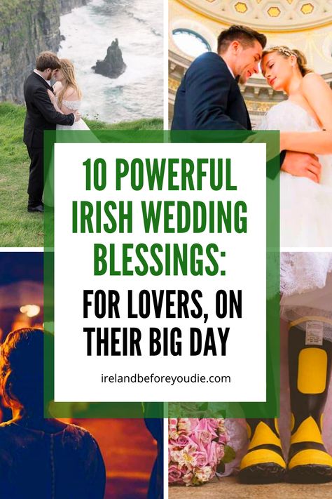 Irish Marriage Blessing, Things To See In Ireland, Irish Wedding Vows, Ireland Wedding Dress, Irish Myths, Irish Wedding Blessing, Ireland Wedding Venues, Irish Wedding Traditions, Wedding In Ireland