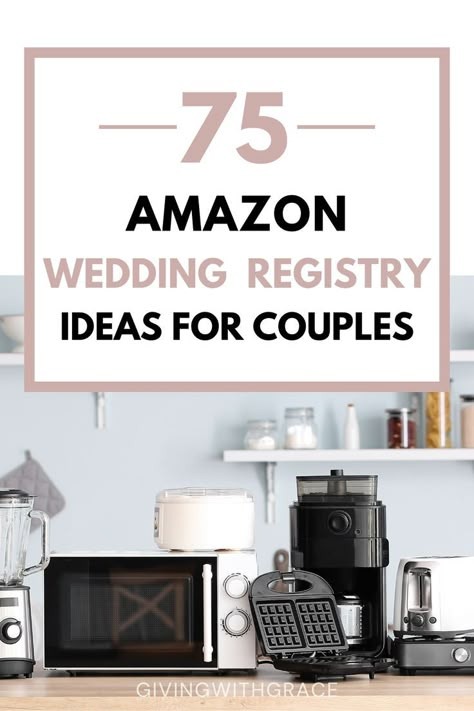 75 Amazon wedding registry ideas for couples Wedding Gift Registry List, Wedding Gift Ideas For Sister, Best Friend Wedding Gift, Bridal Shower Planning Checklist, Wedding Registry List, Bridal Shower Registry, Wedding Planning Checklist Printable, Wedding Registry Checklist, Best Wedding Registry