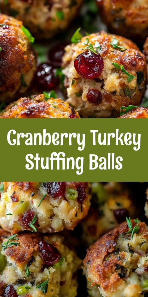 As the aroma of warm spices filled the kitchen on Thanksgiving morning, I rolled the stuffing balls with my daughter’s laughter echoing nearby. Memories of family gatherings intertwined with love, making this dish a cherished tradition, perfect for sharing with loved ones. Mini Stuffing Bites, Turkey Stuffing Cranberry Meatballs, Thanksgiving Dressing Balls, Stuffing Balls With Cranberry Sauce, Stuffing Meatballs Thanksgiving, Thanksgiving Balls Recipe, Dressing Balls Recipes Thanksgiving, Turkey With Stuffing Inside Recipes, Puerto Rican Stuffing For Turkey