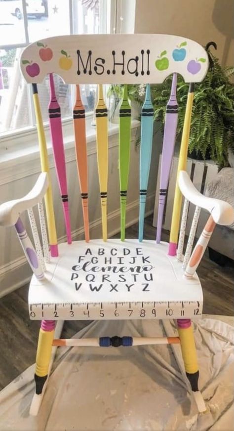 Rocking Chair For Teacher, Kindergarten Teacher Rocking Chair, Teacher Rocking Chairs For Classroom, Rocking Chairs For Teachers, School Rocking Chair, Rocking Chair Classroom, Rocking Chair For Classroom, Rocking Chair Teacher, Classroom Rocking Chair Diy