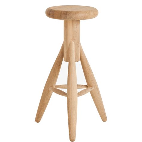 Rocket bar stool, $575, Mjolk.  11 cool kitchen stools - Chatelaine Eero Arnio, Artek Furniture, Finnish Style, Essay Ideas, Wood Inspiration, Eero Aarnio, Wood Shavings, Wooden Things, Nordic Furniture