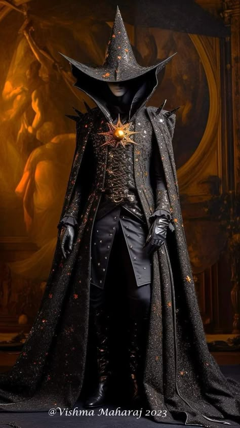 Fantasy Fashion Male, Warlock Costume, Male Witches, Fancy Robes, Wizard Robes, Male Witch, Wizard Costume, Fantasy Wizard, Armor Clothing