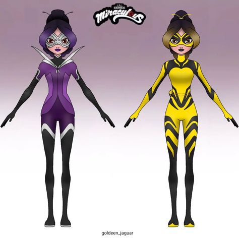 Monkey Miraculous, Butterfly Miraculous, Miraculous Outfits, Bee Miraculous, Miraculous Miraculous, Golden Jaguar, History Of Earth, Ladybug Art, Miraculous Ladybug Oc