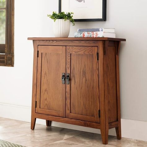 Leick Home Mission Foyer Cabinet Hall Stand - On Sale - Bed Bath & Beyond - 9796514 Foyer Cabinet, Foyer Storage, Entry Cabinet, Entryway Storage Cabinet, Hall Cabinet, Entryway Cabinet, Hall Stand, Accent Chests And Cabinets, Online Furniture Stores