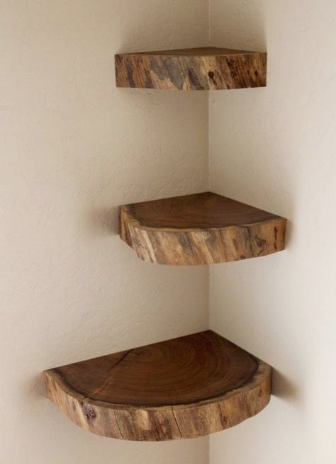 Diy Corner Shelves, Building Corner, Diy Corner Shelf, Float Shelf, Corner Shelf Ideas, Kitchen Apartment, Shelves Ideas, Floating Corner Shelves, Corner Wall Shelves