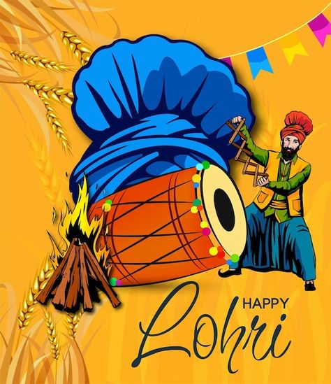 Punjab Illustration, Punjab Festivals, School Board Decoration, Happy Lohri, Beautiful Background, Flower Stencil, Board Decoration, School Board, Beautiful Backgrounds