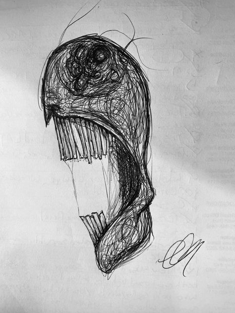 Ink + paper, me. **Im on DeviantArt as well! @nishacalista #art #artist #creepy #creepydrawing #creepyart #ideas #drawing #scary #horror #pen #penart #original #scaryface Creepy Sketch Ideas, Creepy Doodles, Fridge Ideas, Creepy Sketches, Chicken Drawing, Disney Horror, Scary Drawings, Horror Drawing, Story Drawing