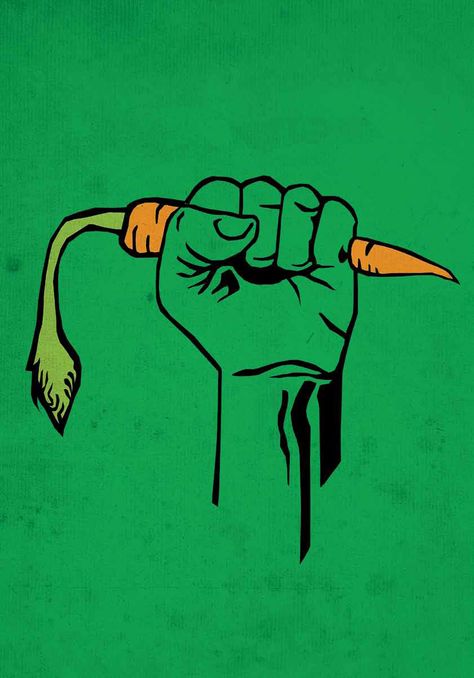 A Green Patriot  Poster that represents the power of local farmers in the U.S. By Will Etling — “Sustain” City Gardening, Starter Board, Guerilla Gardening, Backyard Habitat, Revolution Poster, Gardening Australia, Patriotic Posters, Guerrilla Gardening, Vegan Art