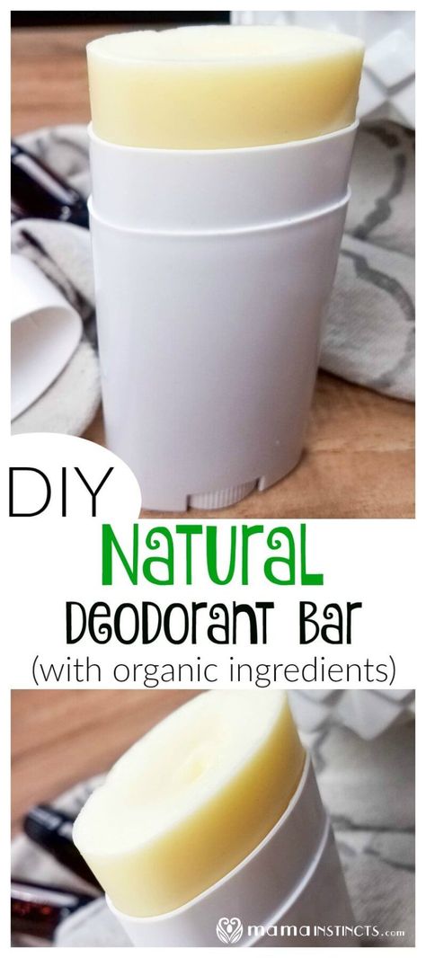 DIY Natural Deodorant Bar (with Organic Ingredients) Deodorant Bar, Natural Deodorant Recipe, Diy Natural Deodorant, Deodorant Recipe, Deodorant Recipes, Săpunuri Handmade, Diy Deodorant, Homemade Deodorant, Diy Beauty Products