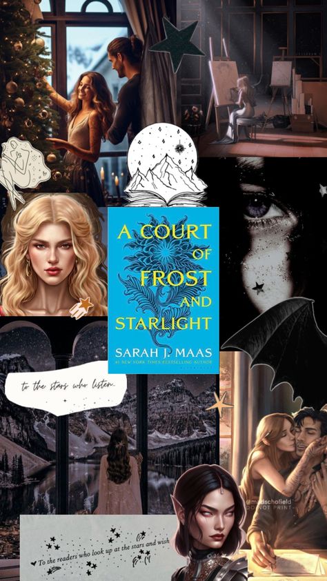 Court Of Frost And Starlight, Frost And Starlight, Fantasy Romance Books, Sarah J Maas Books, Book Wallpaper, Sarah J Maas, Fantasy Romance, Sarah J, Book Nooks