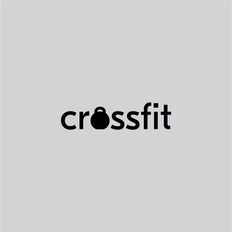 Crossfit @danielcarlmatz #logo #logoinspiration #logoplace #logolearn #branding #designinspiration #design Crossfit Logo Design Ideas, Fitness Club Logo, Pound Fitness, Logo Crossfit, Crossfit Logo, Logos Gym, Word As Image, Typography Logo Inspiration, Fitness Branding