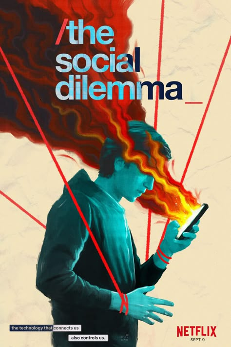 The Social Dilemma - 2020 The Social Dilemma, Documentary Poster, Social Media Art, Social Campaign, Netflix Documentaries, Social Media Company, Social Media Poster, Social Awareness, Harvard University