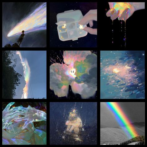 moodboard Rainbow Moodboard, Adopt Idea, Mood Board Inspiration, Mood Board Design, Aesthetic Images, Art Challenge, Art Block, Colour Schemes, Art Tips