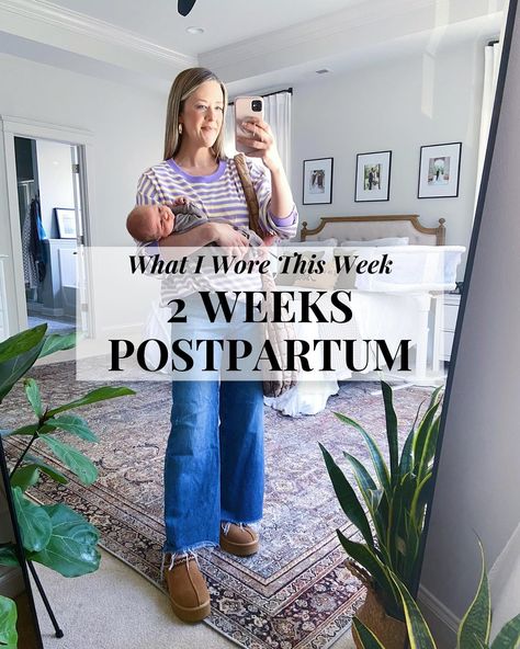 Follow @amber_swyers & comment TWO for the links to this week’s outfits. 2 weeks postpartum already and time can slow down with my little man…except the long nights. Those can speed up 🥱☕️ Postpartum Comfy Outfits, Winter Postpartum Outfits, 2nd Trimester Outfits, Postpartum Outfits Fall, Non Maternity Clothes For Pregnancy, 3 Weeks Postpartum, New Mom Outfits, Getting My Hair Done, Postpartum Outfits