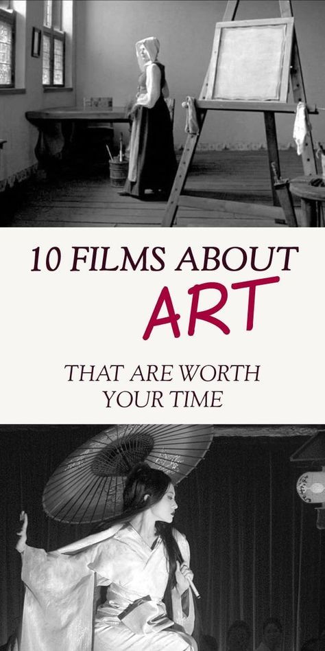 If you are going to spend time watching a movie about drawing, painting or your other art-related hobby, you're going to want to make sure it's a good one. #drawing #sketching #art #cravepainting #hobby #films Movies For Artists, Artistic Things To Do, Drawing Inspiration Sketch, Superimposed Art, Artistic Movies, Good Time Movie, Art Documentaries, Must Watch Netflix Movies, Drawing Movie