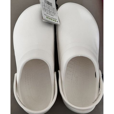 CROCS Specialist II Vent Clog • White • M 8/ W 10 • Work Shoe Unisex Croc Work Shoe, Work Shoes, Clogs, 10 Things, Jewelry Watches, Plus Fashion, Outfit Inspo, Jeans Shoes, Fashion Tips