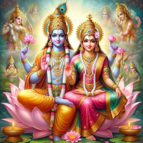 Laxminarayan Images Hd, Lakshmi Narayan Images Hd, Rama Ekadashi, Vishnu Incarnation, Mata Laxmi, Laxmi Goddess Wallpapers, Photo Name Art, Ma Laxmi, Laxmi Goddess