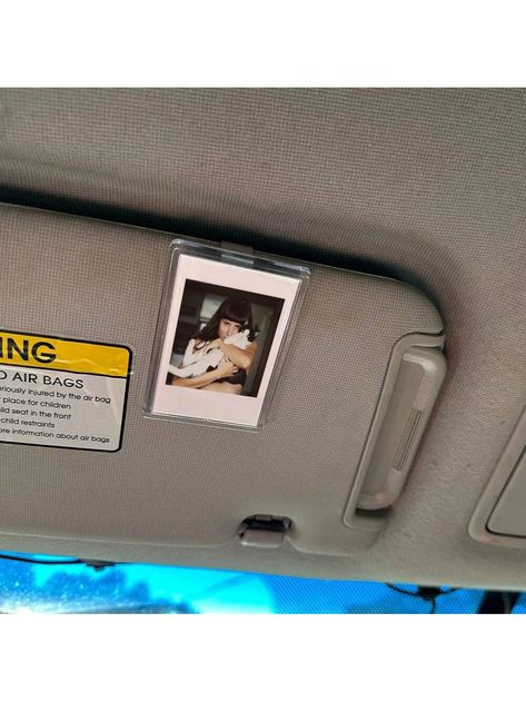 Vertical Car Sun Visor Photo Frame Clip, Personalized DIY Car Photo Decor, Couple/Family/Pet Memorial Photo Frame Clip, Card Slot Type (The Frame Surface Has Minor Scratches Due To Manufacturing Process, Which Does Not Affect Normal Use)I discovered amazing products on SHEIN.com, come check them out! Memorial Photo Frame, Car Sun Visor, Car Photo, Photo Decor, Diy Car, Sun Visor, Pet Memorial, Car Photos, Family Pet