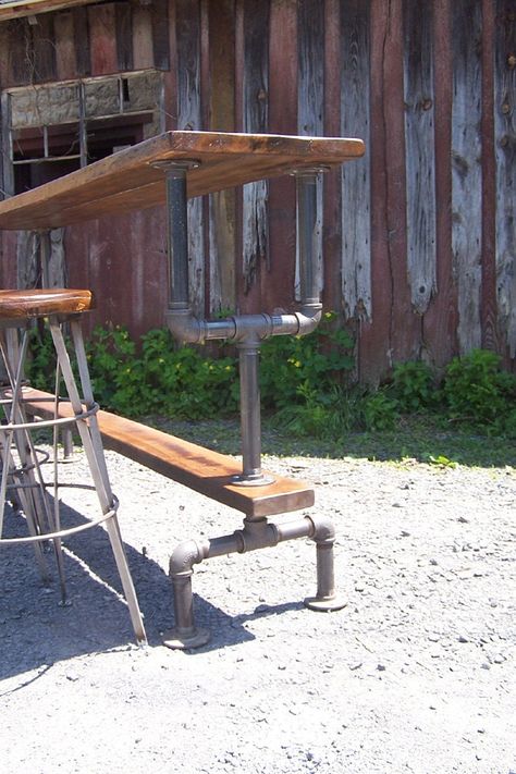 Metal bar cart