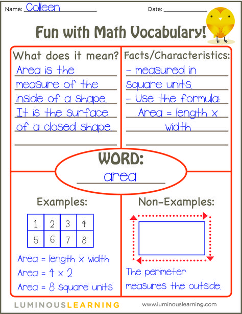 Teaching Math Vocabulary, Frayer Model, Math Talk, Math Vocabulary, Math Intervention, Fourth Grade Math, Math Education, Math Journals, Math Strategies