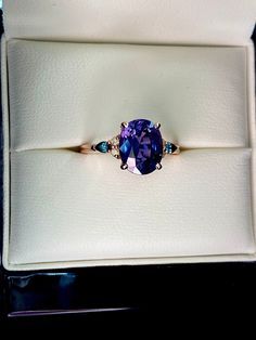 Purple Engagement Ring, Purple Engagement Rings, Purple Sapphire Ring, Tanzanite Engagement Ring, Jewellery Board, Cute Engagement Rings, Purple Rings, Future Engagement Rings, Ring Purple