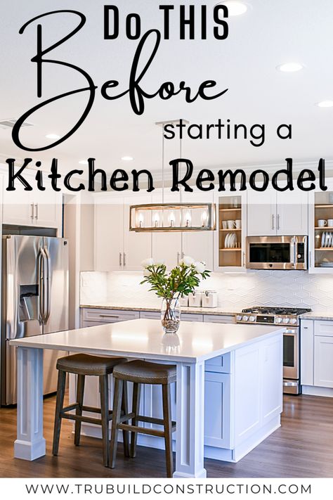 Remodel Checklist, Kitchen Remodel Checklist, Tips To Save Money, Kitchen Room Design, Frugal Living Tips, Small Changes, Kitchen Redo, Kitchen Remodel Idea, Updated Kitchen