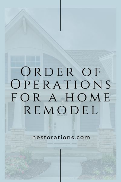 Thinking of a home remodel? Don't know where to start? We've got you covered! Check out our blog for the essential steps you need to follow for a successful home makeover. Steps To Remodeling A House, Order Of Remodeling House, How To Start Remodeling Your Home, Steps To Renovating A House, Complete Remodel House, 1990s Home Remodel, Home Remodeling Before And After, How To Remodel A House, Remodel Home Ideas