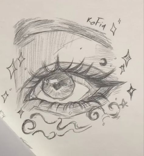 Drawings Of An Eye, Eye Drawing Ideas Creative, Anime Sketch Eyes, Art Tutorials Eyes, Eyes Sketch Anime, Eye Sketch Ideas, Eye Sketch Reference, Eye Inspo Drawing, Anime Eye Art