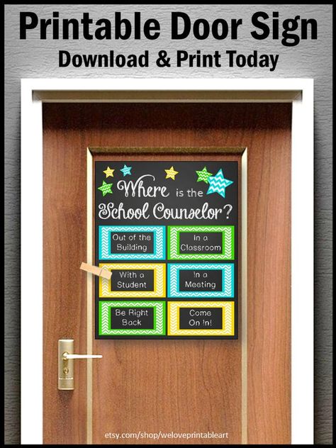 School Office Decorations, School Counselor Office Door, Classroom Decorations Elementary, School Counselor Appreciation Week, School Counselor Door Sign, School Counselor Door, Counselor Door Sign, Counselor Appreciation Week, Counselor Door