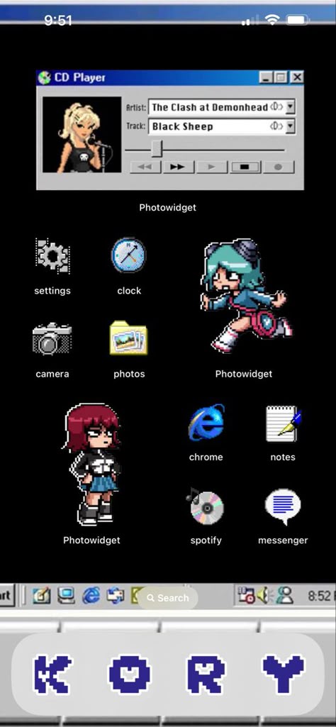 Pixel Lockscreen Aesthetic, Pixel Theme Phone, Pixel Iphone Layout, Scott Pilgrim Vs The World Widgets, Cool Themes For Phone, Windows Phone Theme, Webcore Phone Layout, Iphone Ios Layout Ideas, Scott Pilgrim Pfp Scott