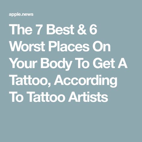 Unnoticeable Tattoos Places, Places On Body For Tattoos, Worst Places To Get Tattoos, Hot Tattoo Placement, Best Places To Get A Tattoo, Best Places To Get A Tattoo For Women, Where To Tattoo, Where To Put Tattoos, Least Painful Places To Get A Tattoo