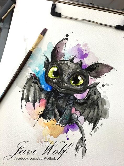 Tattoo Wolf, Tattoo Leg, Trendy Tattoo, Dragon Art, Watercolor Painting, Instagram, Watercolour Painting