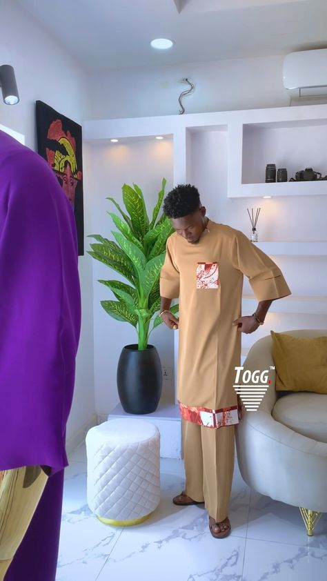 TOGG CLOTHING™ | It’s time to change your look, try out our baggy design for comfort and elegance Togg clothing | Instagram Native Styles For Men, Senator Styles For Men, Pocket Design Fashion, Men African Wear, Man Dress Design, Latest African Wear For Men, Senator Styles, Men Kaftan, African Wear For Men