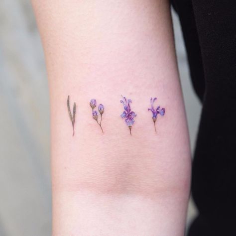 Violet flower tattoo ... Purple Flower Tattoos, Violet Flower Tattoos, Iris Flower Tattoo, Delicate Flower Tattoo, Lilac Tattoo, Violet Tattoo, Iris Tattoo, Small Flower Tattoos, Tattoos Geometric