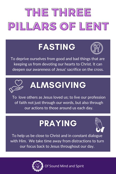 Lent Devotional, 40 Days Of Lent, Catholic Lent, Lent Prayers, Fast And Pray, Jesus Sacrifice, Jesus Loves Us, Prayer And Fasting, Sound Mind