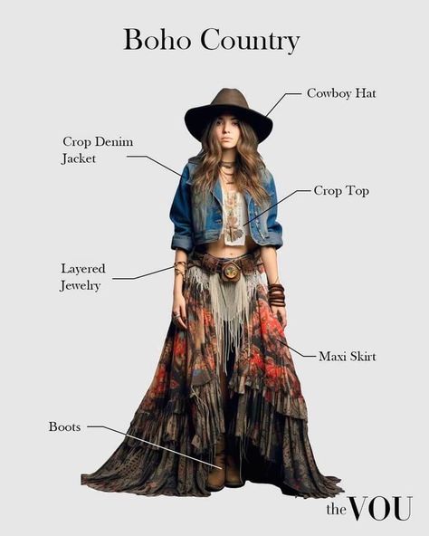 Stile Hippie Chic, Bohemian Outfits Summer, Look Hippie Chic, Bohemian Fashion Style, Boho Punk, Look Boho Chic, Dressing Tips, Country Outfit, Latin Quarter