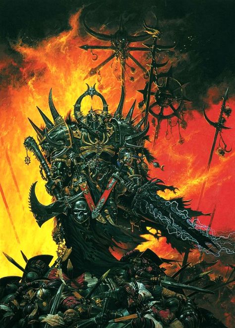 Chaos Lord | Warhammer Wiki | Fandom Chaos Warrior, Warriors Of Chaos, Slaves To Darkness, Warhammer Fantasy Roleplay, Warhammer Chaos, Chaos Lord, 40k Chaos, Warhammer Aos, Warhammer 40k Art