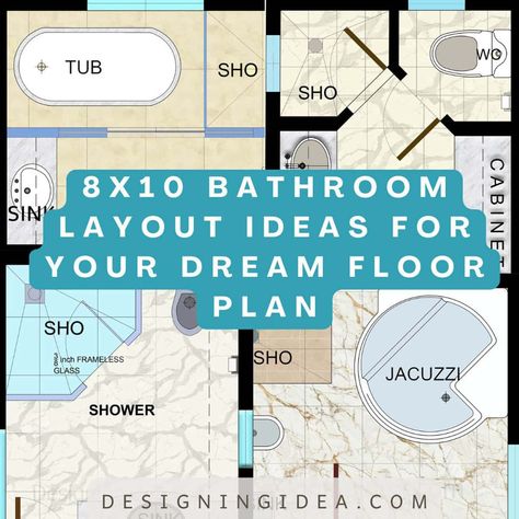 interior design floor plan layouts 8 X 10 Bathroom Floor Plan, 5 Piece Bathroom Layout Master Bath, Main Bathroom Floor Plans, Optimal Bathroom Layout, Square Bathroom Floorplan, Two Toilets In One Bathroom Layout, 7 X 10 Bathroom Layout Master Bath, Bathroom Planning Layout, 7x13 Bathroom Layout