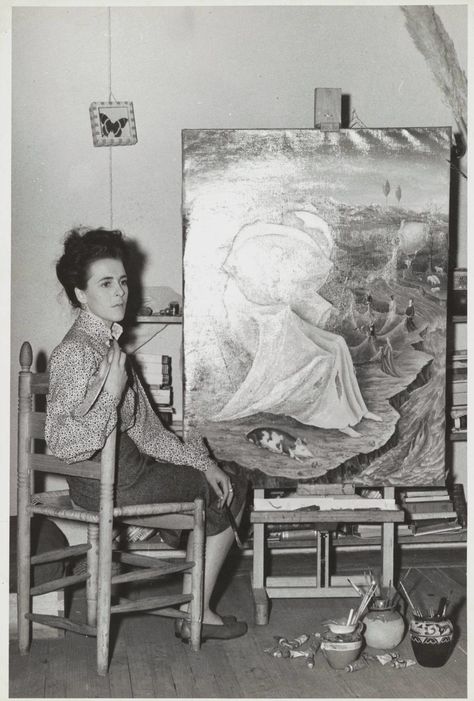 Leonora Carrington and the Visual Language of Mexican Surrealism | Magazine | MoMA Leonora Carrington Art, Temptation Of St Anthony, Leonora Carrington, Peggy Guggenheim, Messy Nessy Chic, The Minotaur, St Anthony, Artists And Models, Max Ernst