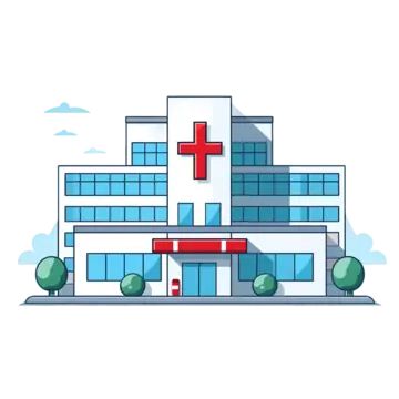 Hospital Character Design, Hospital Animation, Hospital Clipart, Hospital Illustration, Bed Png, Hospital Cartoon, Building Cartoon, Hospital Art, Street Cartoon