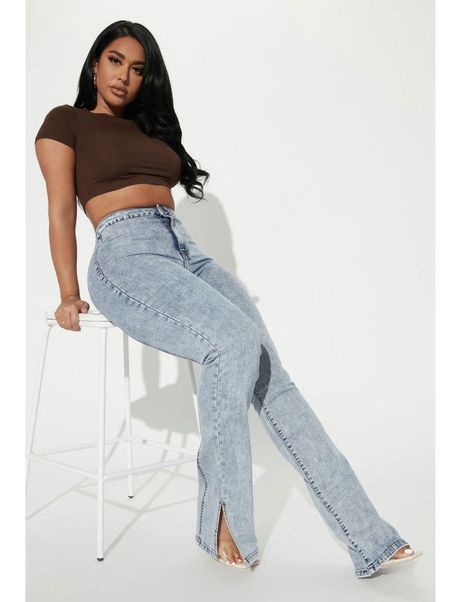 Double Waistband Jeans, Trouser Fits, Birthday 25, Slim Bootcut Jeans, Jeans With Heels, Bootcut Jean, Acid Wash Jeans, Acid Wash Denim, Jeans Fashion