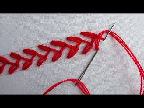 basic hand embroidery tutorial: variation lazy daisy border design - YouTube Daisy Border Design, Border Embroidery Designs By Hand, Daisy Border, Basic Hand Embroidery, Beginner Youtube, Hand Embroidery Videos, Basic Embroidery Stitches, Hand Embroidery Tutorial, Border Embroidery Designs