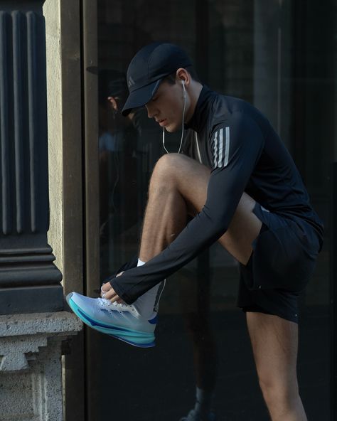 running on coffee… literally #adidasSupernova #ZalandoStyle @adidasrunning @zalando ad Fitness Gym Aesthetic, Running Outfit Men, Athletic Shorts Outfit, Epic Clothes, Running Photos, Aesthetic Men, Gym Outfit Men, Adidas Supernova, Sport Inspiration