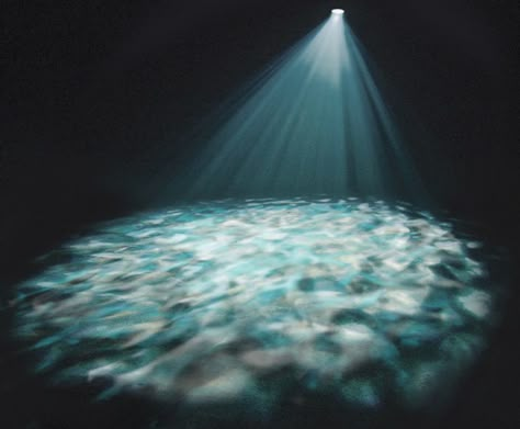 Water Projection, Lighting Design Theatre, Stage Lighting Design, Theatre Inspiration, Theatre Lighting, Water Effect, Ocean Floor, Lighting Concepts, The Tempest